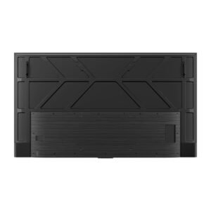 Hisense 100DM66E front display showing 4K content in retail environment