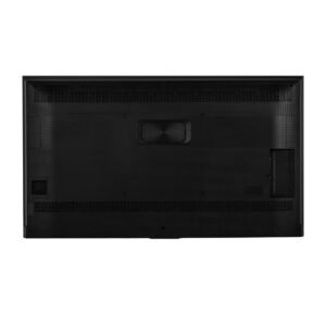Hisense 43DP30FE front display panel showing 4K content rendering in retail environment