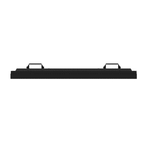 Hisense 46VW25E front panel display showing 1920×1080 resolution clarity
