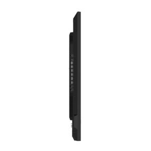 Hisense 55DM66D front display view showing 4K UHD panel in commercial signage setting