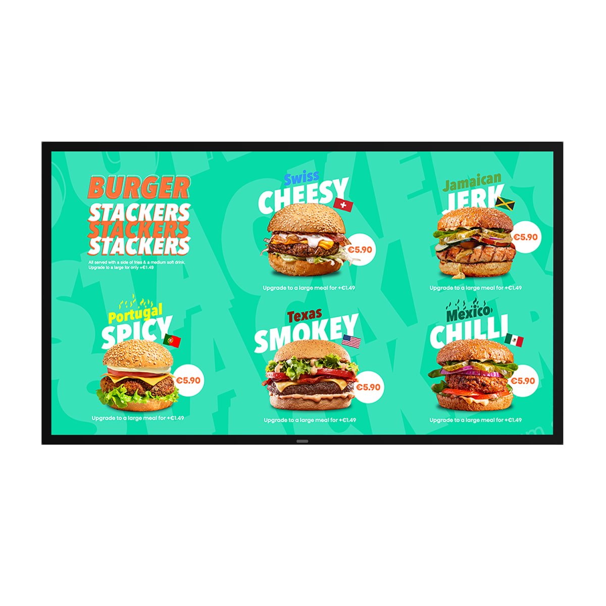 Hisense 55OP90FE 55" Outdoor-Rated Digital Signage Display | Window-facing and Direct Sunlight Environments 4 LAN