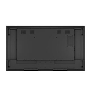 Hisense 75B4E30T front-facing view showing 4K display panel with narrow bezel design for retail signage