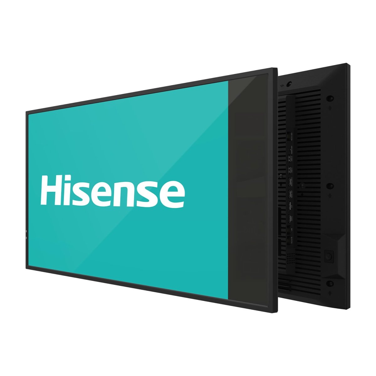 Hisense 75DM66GE 75" 4K Commercial Digital Signage Display | 24/7 Networked Signage 4 Hisense 75DM66GE digital signage display detail — slim bezel and panel finish