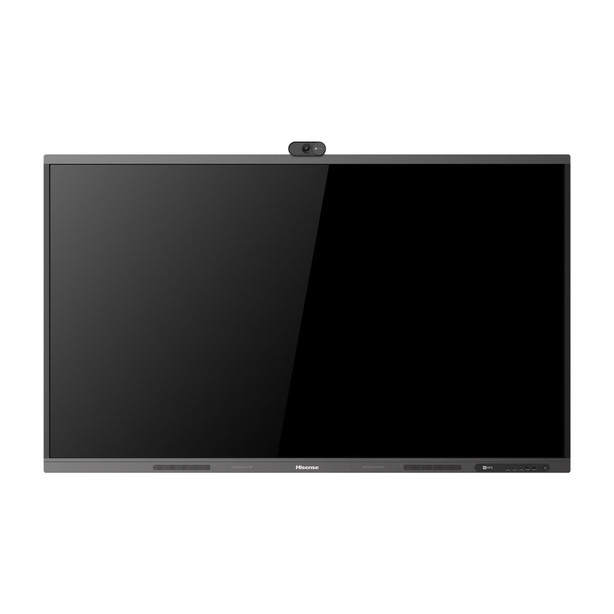 Hisense 75WM6FE 75" Interactive Flat Panel Display | Education and Enterprise Collaboration 2 Hisense 75WM6FE wall-mounted installation showing slim bezel design and integrated camera housing