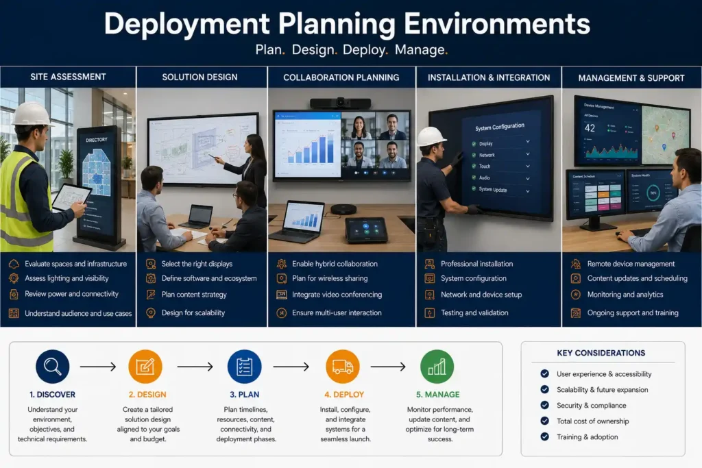 Interactive Digital Signage Planning Deployment Considerations