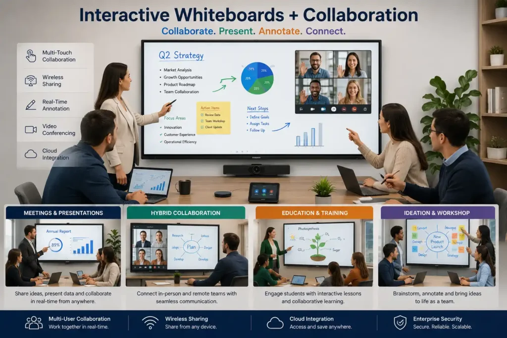 Interactive Whiteboards Collaboration Solutions