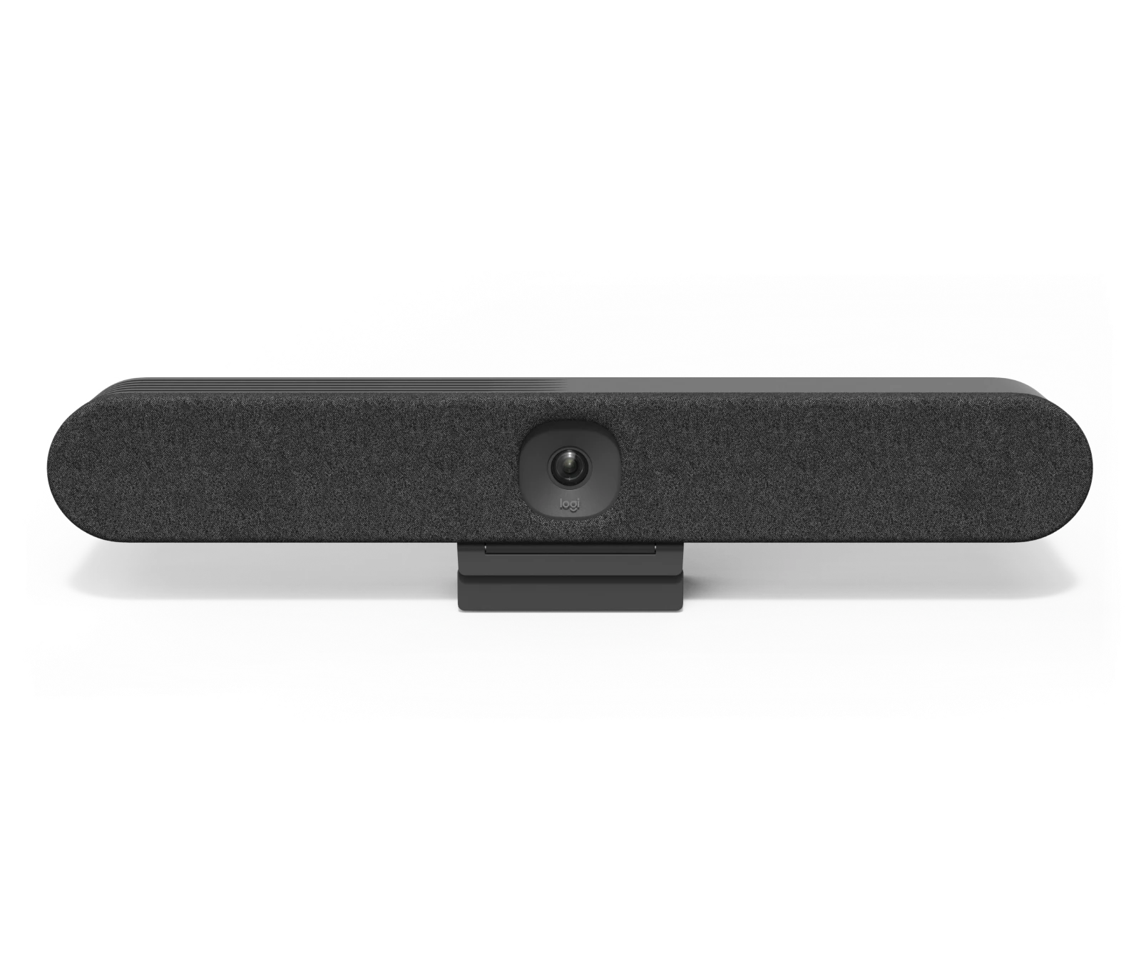 Logitech Rally Bar Huddle | AI-Powered All-in-One Video Bar for Huddle Rooms 1 Logitech Rally Bar Huddle graphite all-in-one video bar front view