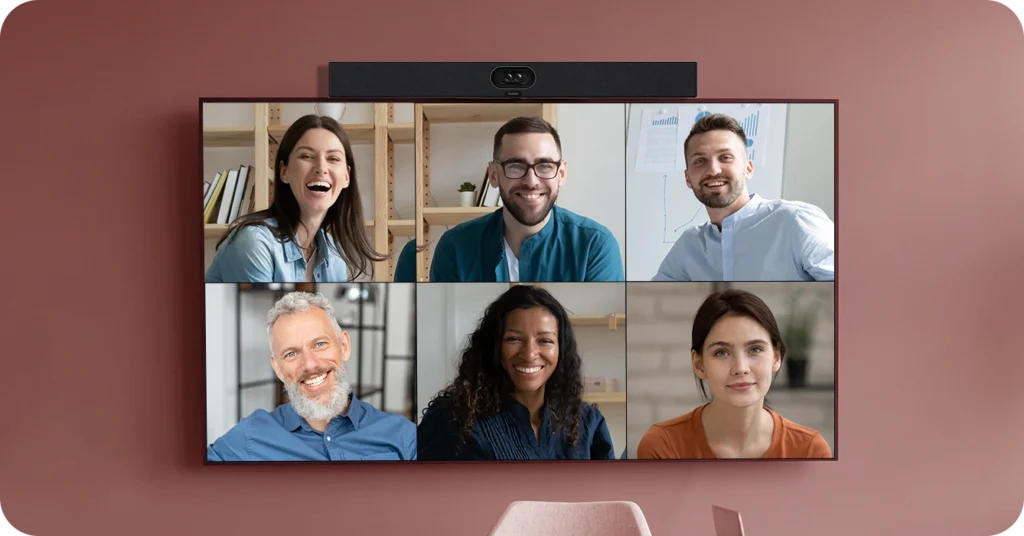 Yealink SmartVision 40 all-in-one 4K intelligent conference camera small medium meeting room