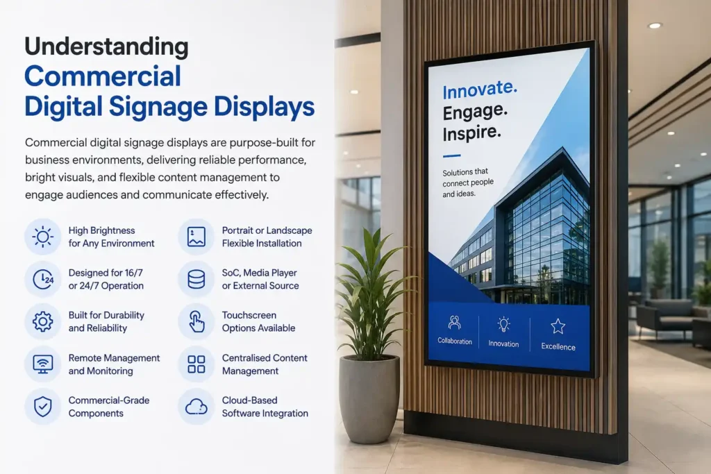 Understanding Commercial Digital Signage Displays