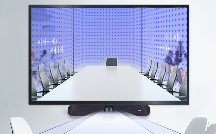 AVer VB350 | Dual 4K USB Video Bar with 18X Hybrid Zoom and 14-Microphone Array 7 AVer VB350 USB connectivity wall mount medium large room