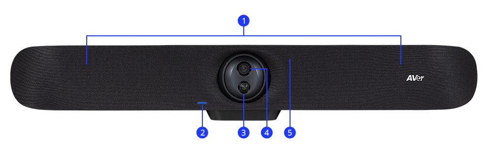 AVer VB350 | Dual 4K USB Video Bar with 18X Hybrid Zoom and 14-Microphone Array 9 AVer VB350 package contents accessories