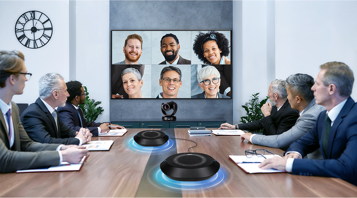 AVer VC520 Pro3 | 4K PTZ Camera and Speakerphone System with 36X Zoom and Smart Composition for Mid-to-Large Rooms 4 AVer VC520 Pro3 triple stream HDMI USB IP simultaneous 1080p output