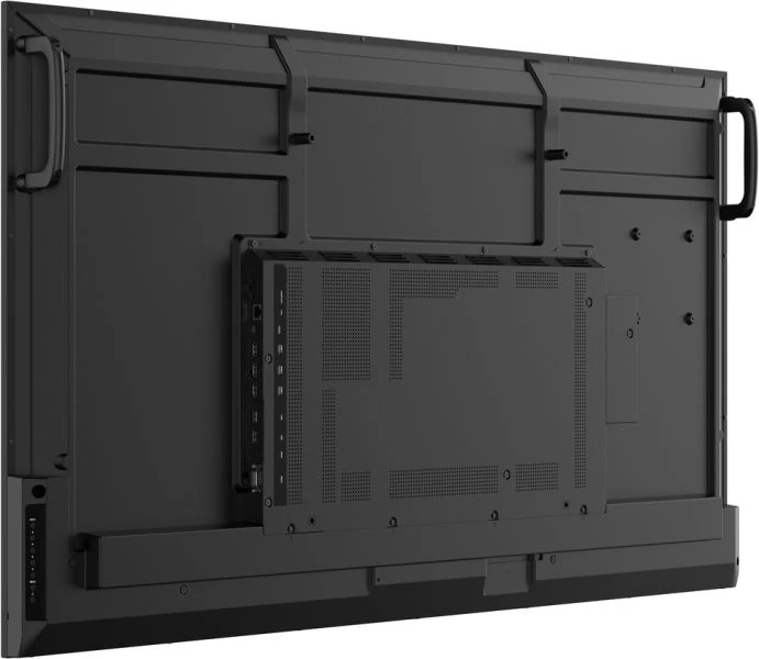 ViewSonic CDE5014-2C 50" 4K Commercial Digital Signage Display | Networked Signage Solution 6 ViewSonic CDE5014-2C side profile showing 62mm depth and VESA mounting bracket