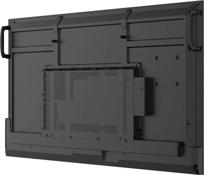 ViewSonic CDE5014-2C 50" 4K Commercial Digital Signage Display | Networked Signage Solution 7 ViewSonic CDE5014-2C mounted in landscape orientation in hospitality lobby signage installation