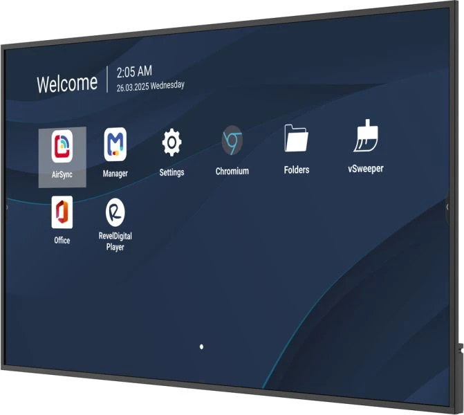 ViewSonic CDE7514-2C 75" 4K Digital Signage Display | Commercial Networked Signage 3 Rear panel of ViewSonic CDE7514-2C showing HDMI
