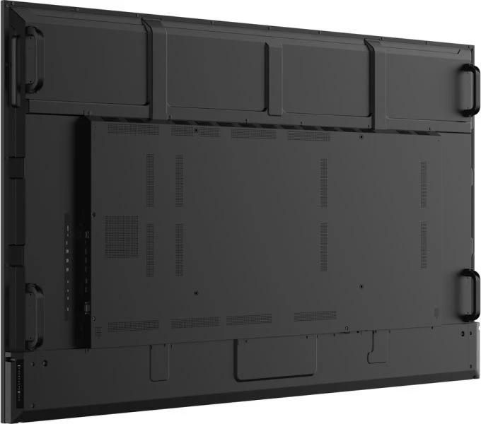 ViewSonic CDE7514-2C 75" 4K Digital Signage Display | Commercial Networked Signage 6 ViewSonic CDE7514-2C side profile highlighting slim 68mm depth for wall mounting