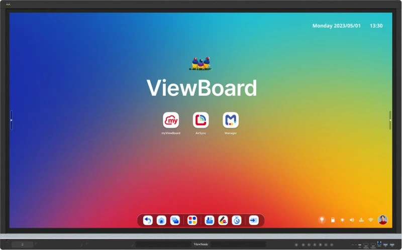 ViewSonic IFP5551 55" 4K Interactive Flat Panel Display with Android 14 EDLA & USB-C 2 ViewSonic IFP5551 rear panel showing multiple HDMI