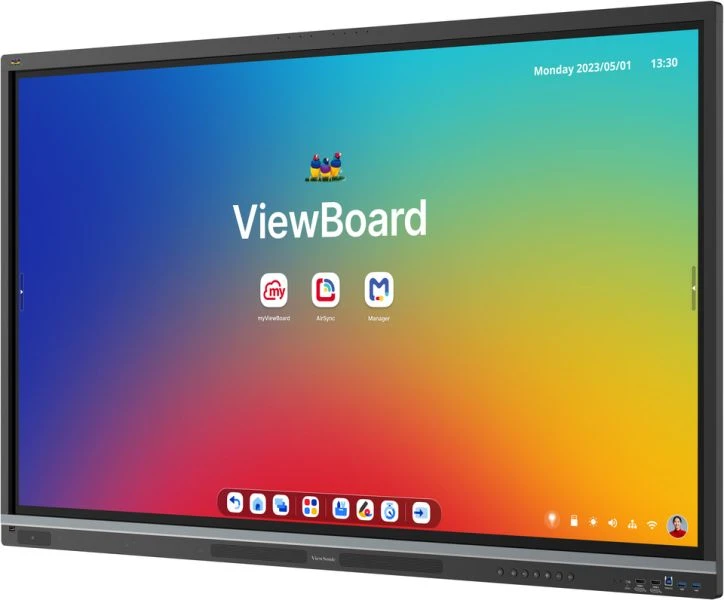 ViewSonic IFP5551 55" 4K Interactive Flat Panel Display with Android 14 EDLA & USB-C 4 DisplayPort