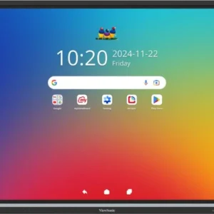 ViewSonic IFP7551 75-inch 4K interactive flat panel display — full front view with bezel and frame