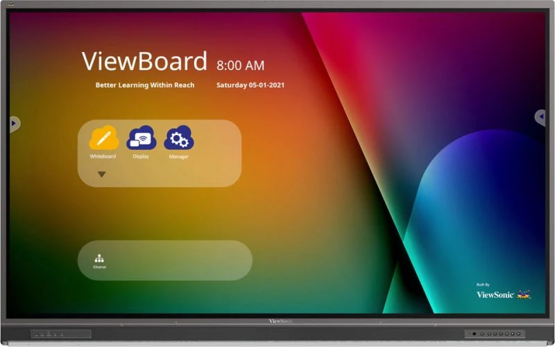 ViewSonic IFP7552-1CF 75" 4K Interactive Flat Panel Display | Education & Enterprise Collaboration 1 ViewSonic IFP7552-1CF 75-inch interactive flat panel display