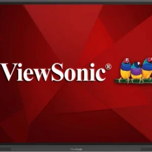 ViewSonic IFP75G1 75-inch commercial digital signage display front view in retail environment
