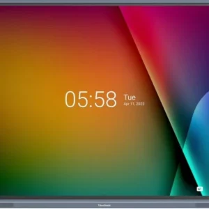 ViewSonic IFP8633-G 86-inch interactive flat panel display front view in landscape orientation