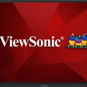 ViewSonic IFP86G1 86-inch 4K digital signage display front view in retail environment