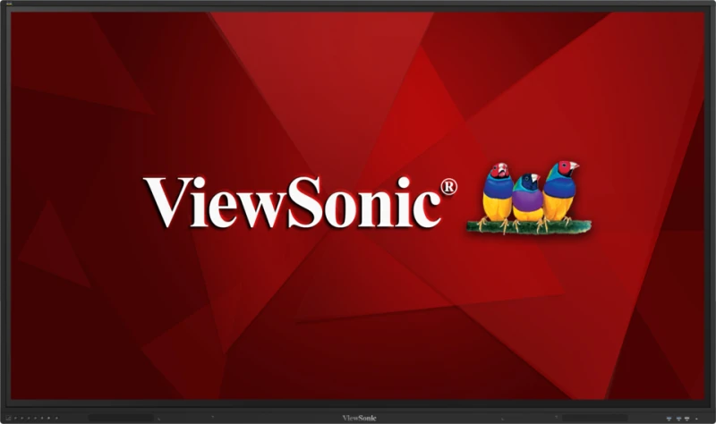 ViewSonic IFP86G1 86" UHD Commercial Digital Signage Display | 4K Digital Signage for Retail, Hospitality & Corporate Environments 1 ViewSonic IFP86G1 86-inch 4K digital signage display front view in retail environment