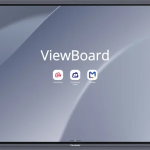 ViewSonic IFP92UW 92-inch 5K ultrawide interactive display front view in corporate boardroom setting