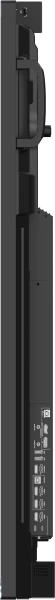 ViewSonic IFP92UW 92" 5K Interactive Display | Enterprise Collaboration & Education 8 ViewSonic IFP92UW front USB-C ports and power delivery connections for notebook charging