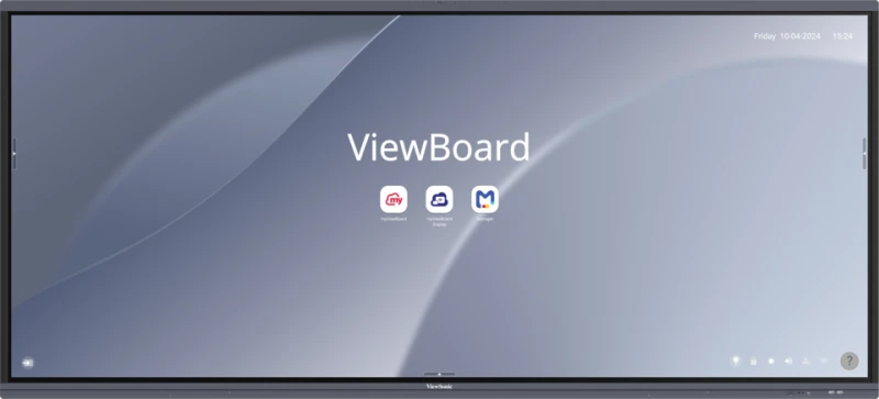 ViewSonic IFP92UW 92" 5K Interactive Display | Enterprise Collaboration & Education 1 ViewSonic IFP92UW 92-inch 5K ultrawide interactive display front view in corporate boardroom setting