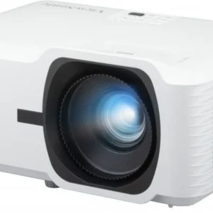 ViewSonic LS740HD laser installation projector front view with lens and housing