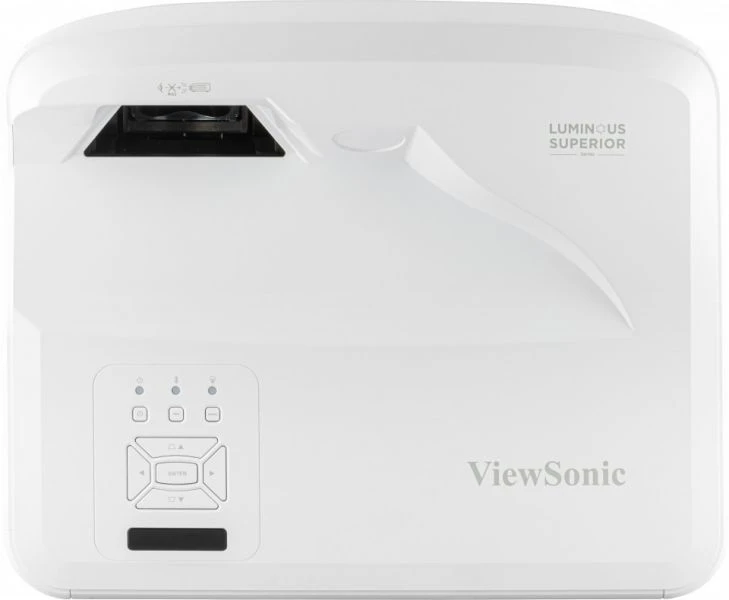 ViewSonic LS832WU Laser Installation Projector | 5,000 ANSI Lumens WUXGA 7 ViewSonic LS832WU side profile demonstrating compact form factor and adjustment feet