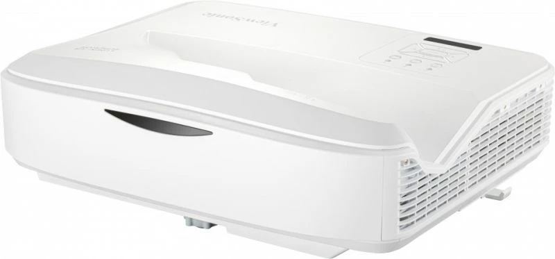 ViewSonic LS832WU Laser Installation Projector | 5,000 ANSI Lumens WUXGA 1 ViewSonic LS832WU laser installation projector front view showing compact ultra-short throw design