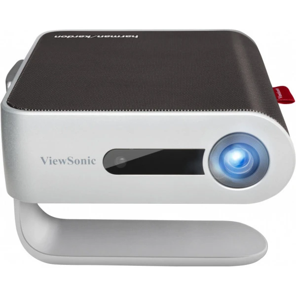 ViewSonic M1+_G2 Portable LED Projector | Commercial Digital Signage Display 3 ViewSonic M1+_G2 360° smart stand detail allowing ceiling and wall projection