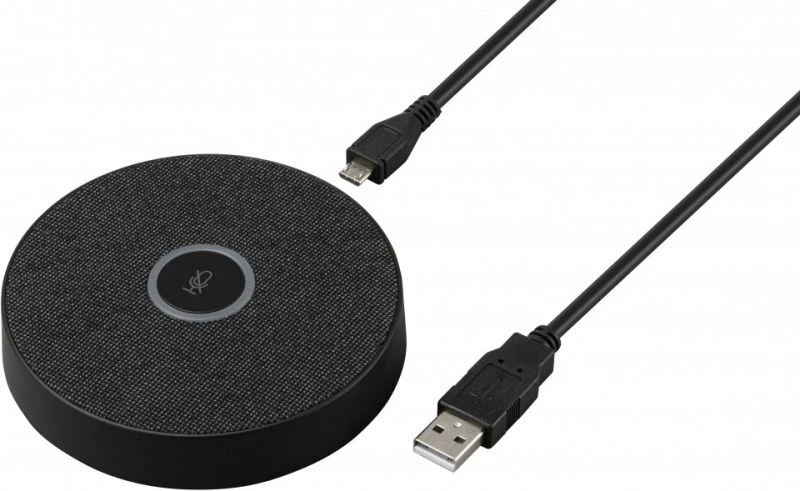 ViewSonic VB-MIC-201 10m USB Expansion Microphone for Conference Systems 3 ViewSonic VB-MIC-201 with 10-metre USB cable extended from microphone to conference camera in boardroom setting