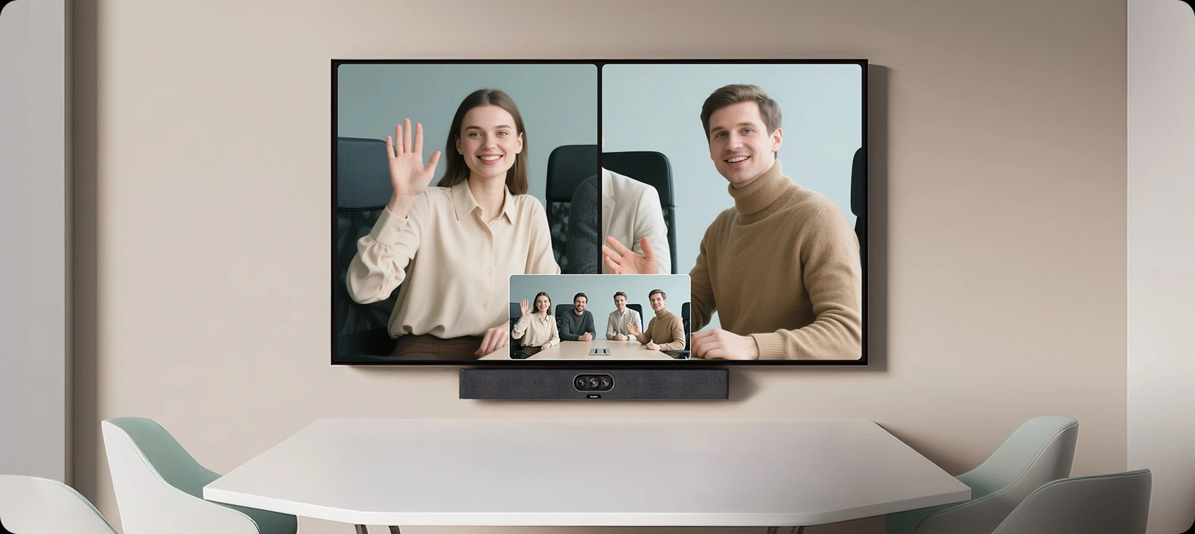 Yealink MeetingBar A25 | All-in-One Video Bar for Focus Rooms & Huddle Spaces 2 Yealink MeetingBar A25 | All-in-One Video Bar for Focus Rooms & Huddle Spaces - Image 2