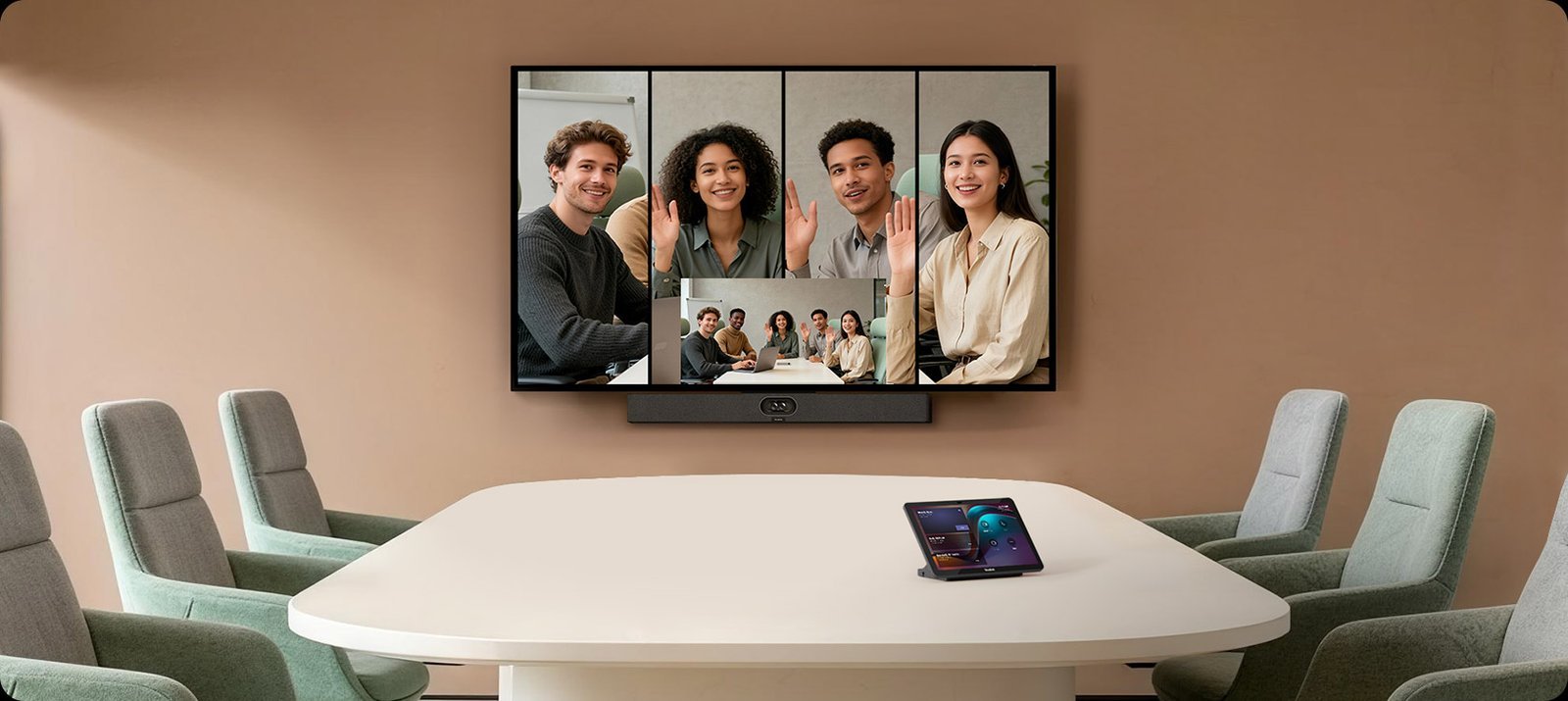 Yealink MeetingBar A40 | All-in-One Video Bar for Small to Medium Meeting Rooms 3 Yealink MeetingBar A40 | All-in-One Video Bar for Small to Medium Meeting Rooms - Image 3