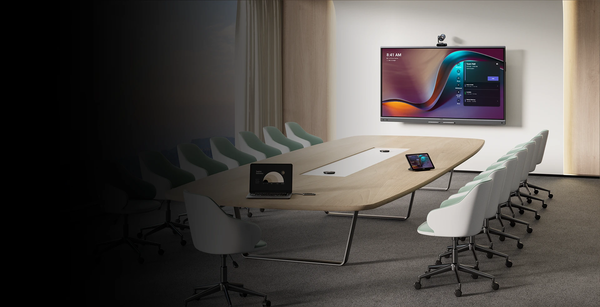 Yealink MeetingBoard Pro | All-in-One Microsoft Teams Room Board 65" 75" 86" 2 Yealink MeetingBoard Pro | All-in-One Microsoft Teams Room Board 65" 75" 86" - Image 2