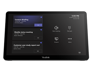Yealink ZVC S80 | SmartVision 80 Zoom Rooms System for Large Meeting Rooms 7 Yealink RoomSensor occupancy detection Zoom workspace reservation MTouch Plus display