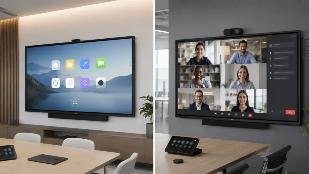 Android SoC vs Windows OPS interactive display platform comparison for commercial education and enterprise deployments Australia