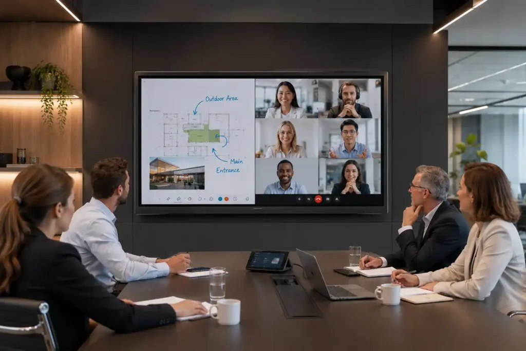 benq cp5505 corporate collaboration meeting room