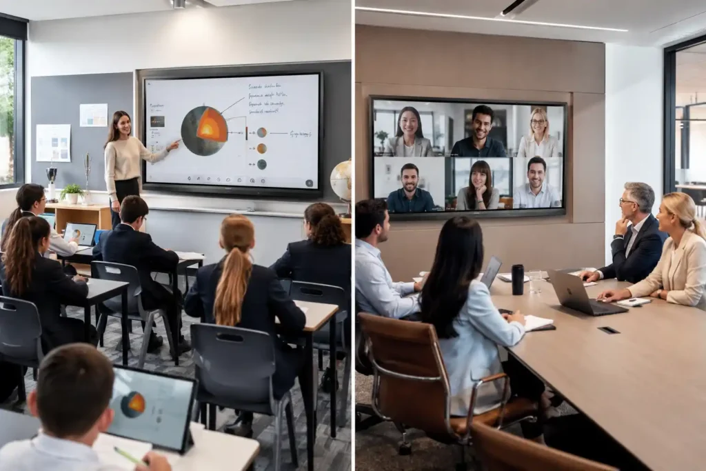 BenQ interactive displays deployed across education and corporate environments in Australia
