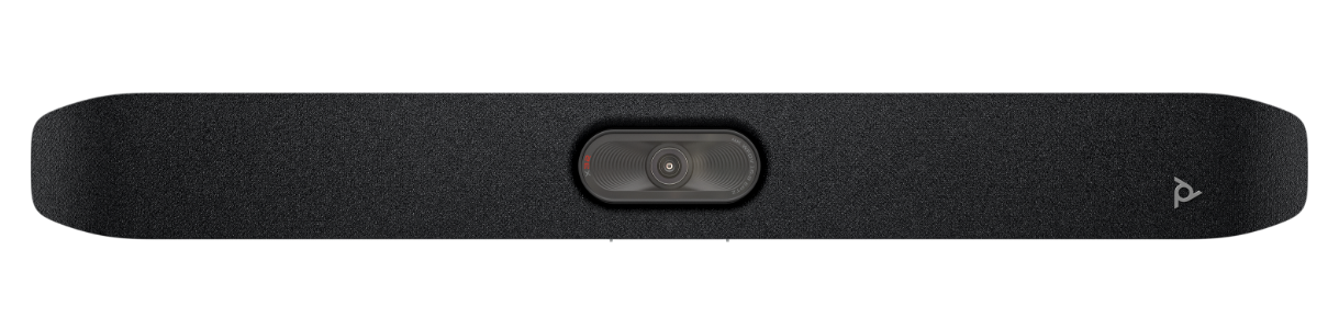 HP Poly Studio X32 | 4K All-in-One Video Bar with PoE for Small Meeting Rooms 11 HP Poly Studio X32 front view MEMS microphone NoiseBlockAI stereo speakers