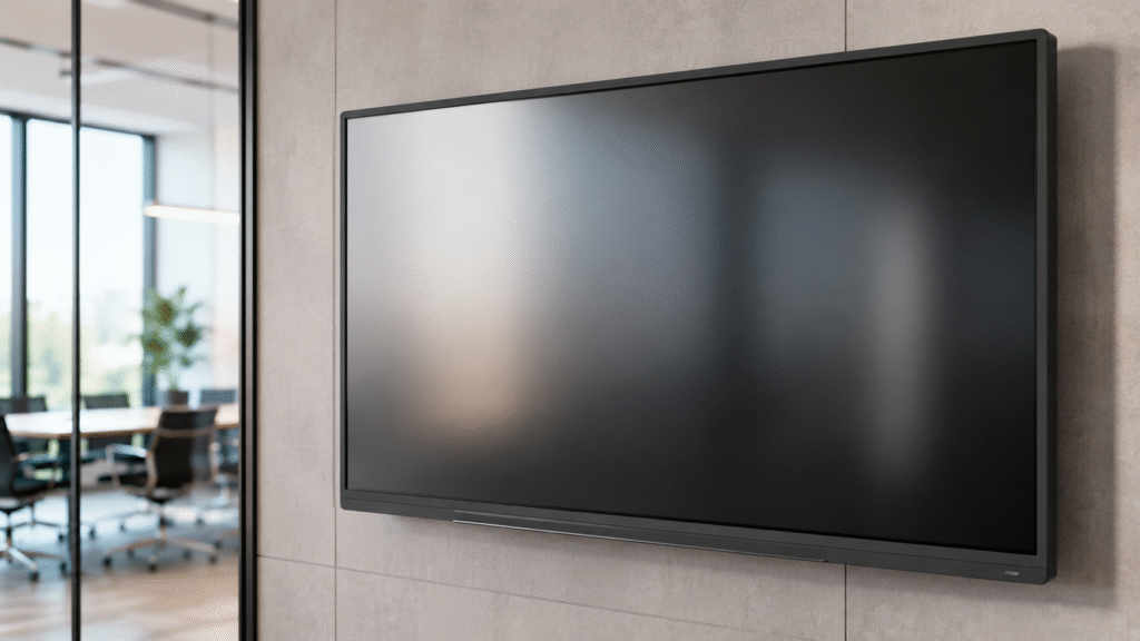 Best Interactive Whiteboard 2026 – Smart Learning & Collaboration 8 Premium commercial interactive whiteboard display showing high quality glass surface and bezel design representing investment value over budget alternatives
