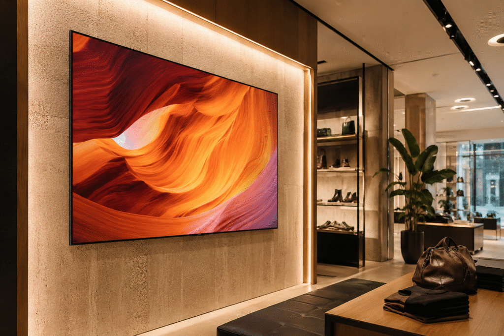 LG Digital Signage | LG Commercial Displays 1 LG commercial displays deployed across premium retail and corporate environments in Australia