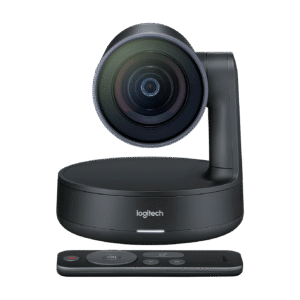Logitech Rally Camera 4K ultra HD PTZ standalone conference camera front view