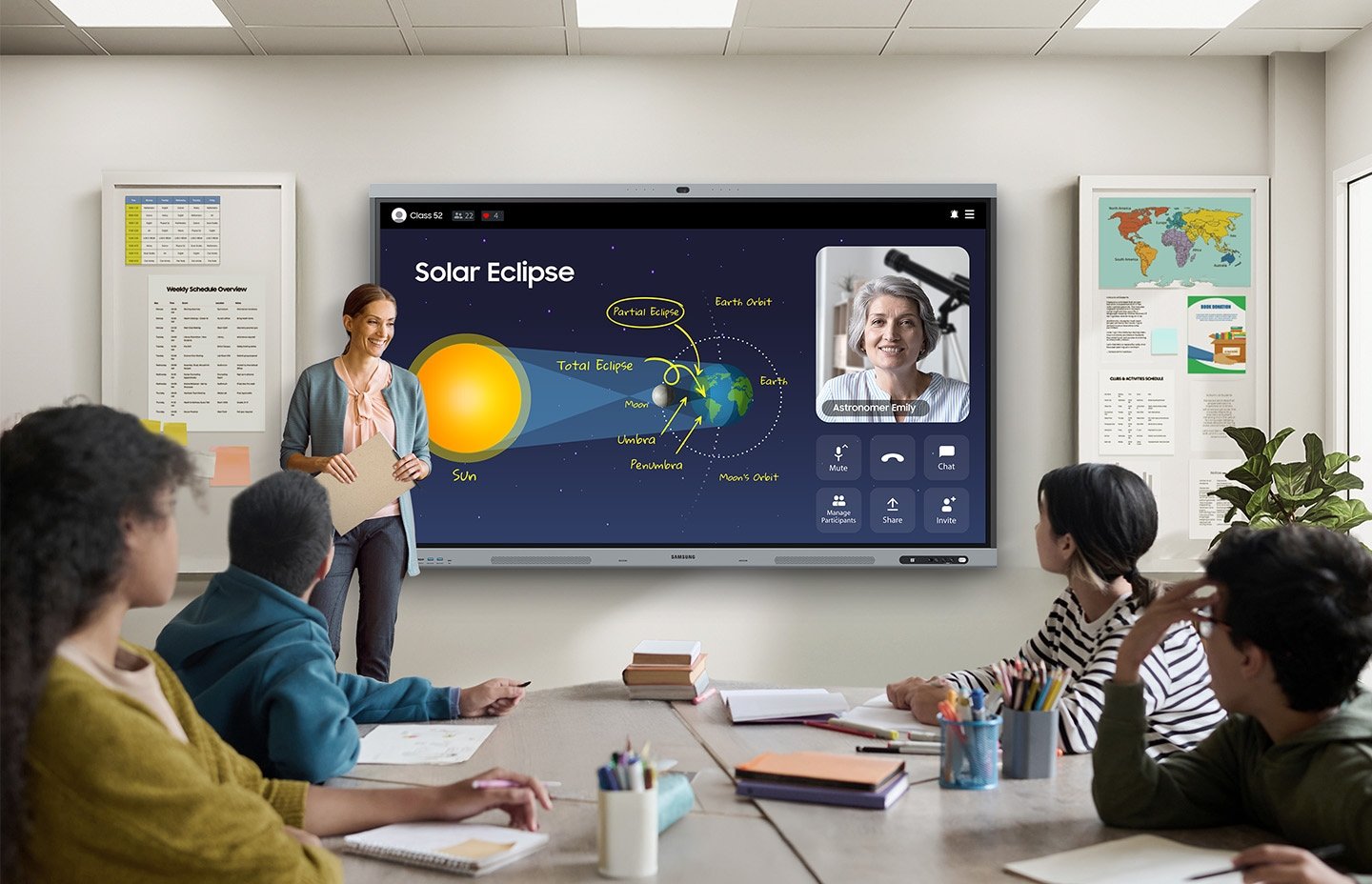 Samsung Interactive Display WAFX-P | Android Interactive Whiteboard Australia 7 Samsung WAFX-P 65 inch interactive display running Android 15 with Octa-core CPU and AI Write circle-to-search handwriting recognition feature