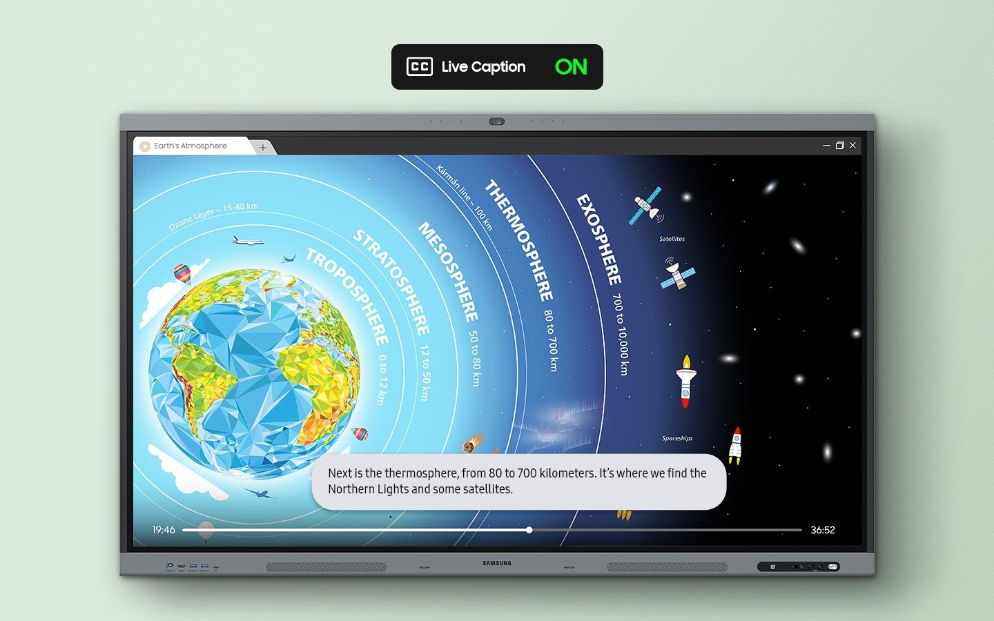 Samsung Interactive Display WAFX-P | Android Interactive Whiteboard Australia 11 Samsung WAFX-P 65 inch Google EDLA certified interactive display with NFC login wireless screen sharing from up to 9 devices and USB-C hub