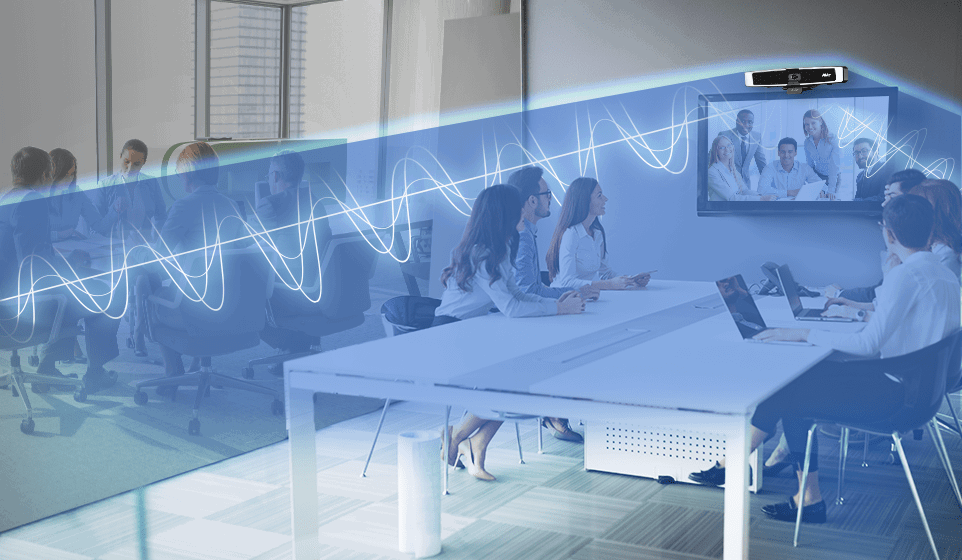 AVer VB130 | 4K Video Bar with Intelligent Lighting for Huddle Rooms and Small Meeting Spaces 2 AVer VB130 4K videobar dual FOV 90 120 degree Sony sensor